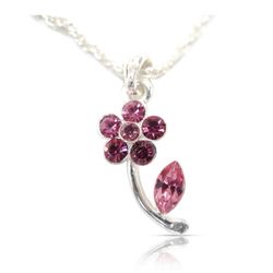 Crystal Flower Necklace