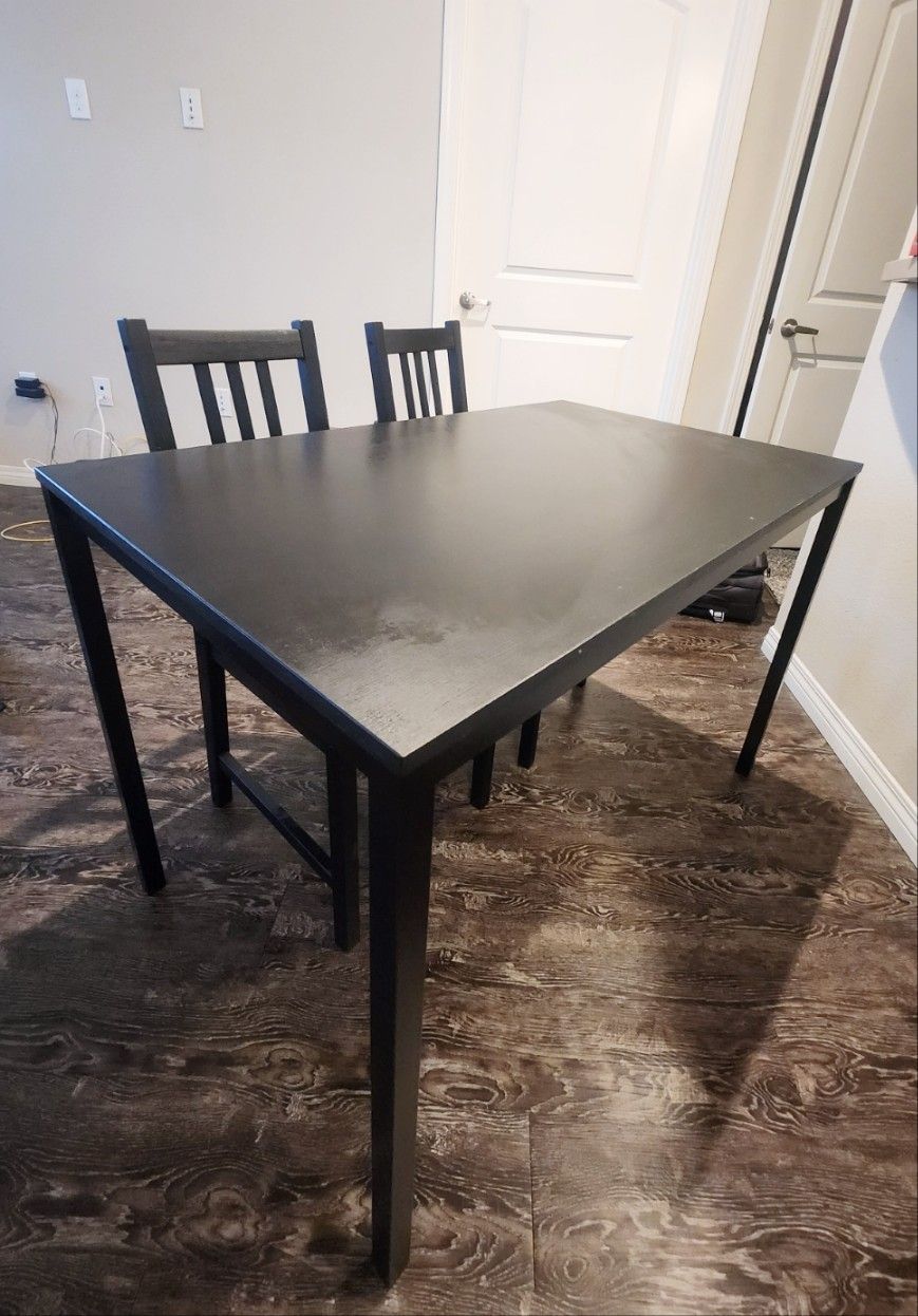 IKEA Dining Table with 2 Chairs – $20