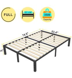 Bed Frame and Mattress