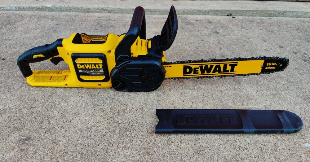 DEWALT 60V MAX 16in. Brushless Cordless Battery Powered Chainsaw, Tool Only.  Brand New 