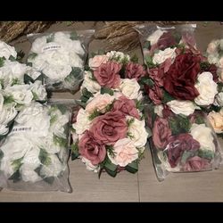 12 Artificial Floral Centerpieces Wedding Event New