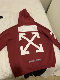 Off-White Seeing Things Arrows Hoodie - Size L (oversized)