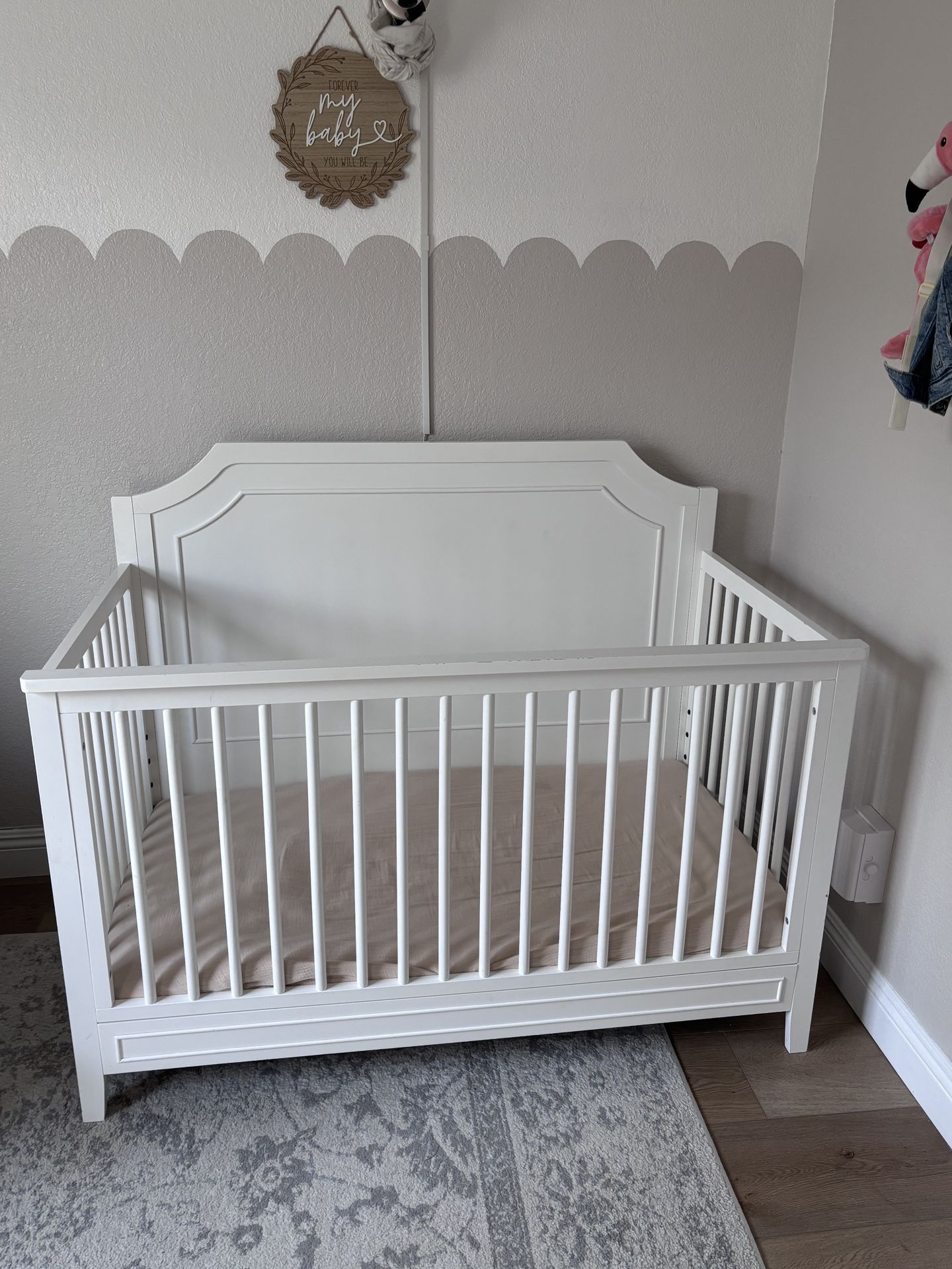 Baby Crib - White
