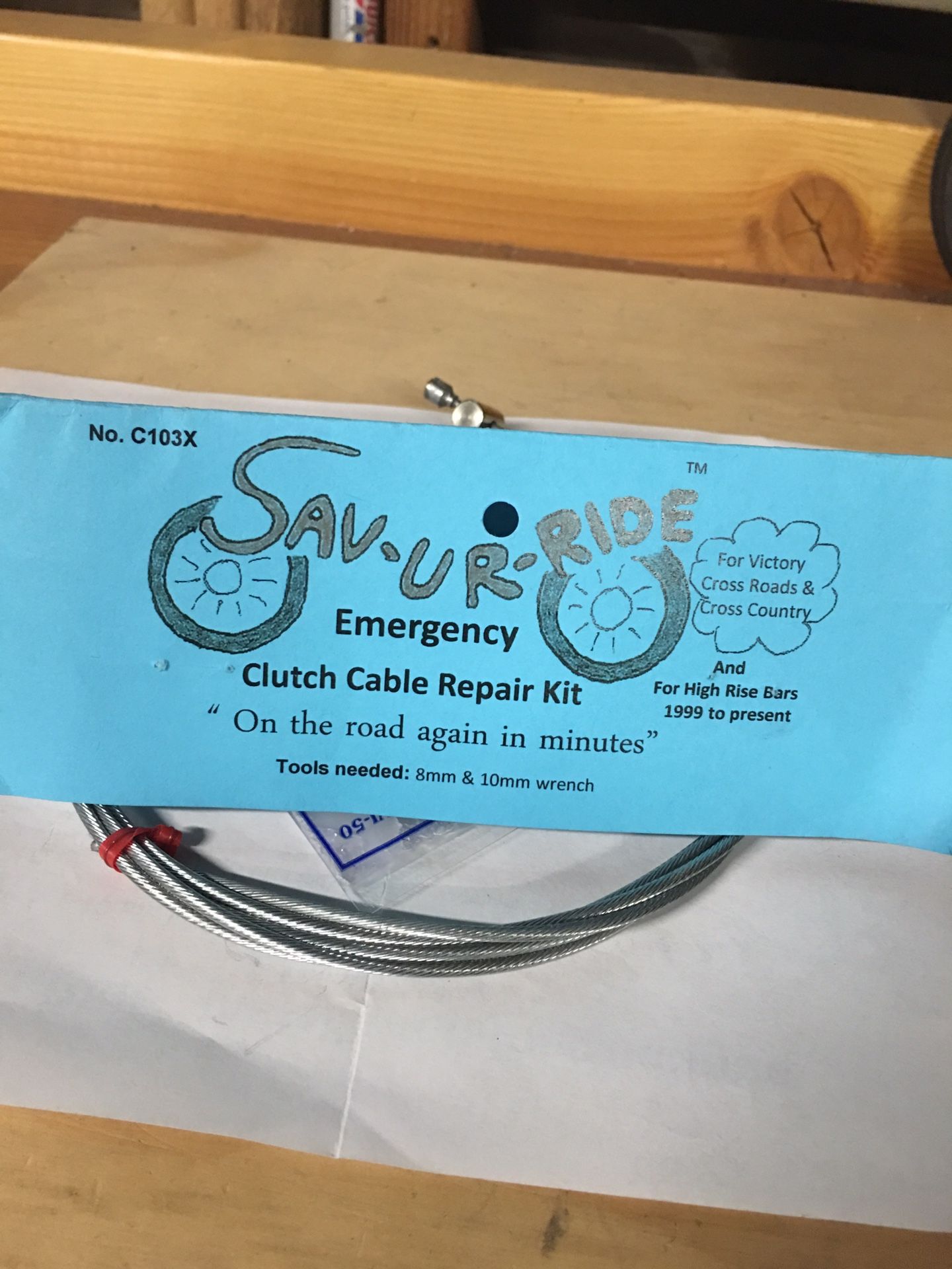 Savurride emergency clutch cable kit