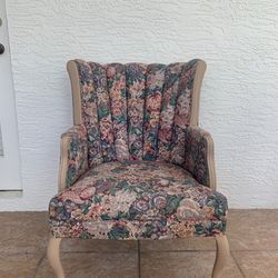 Restored Vintage Wingback Chair