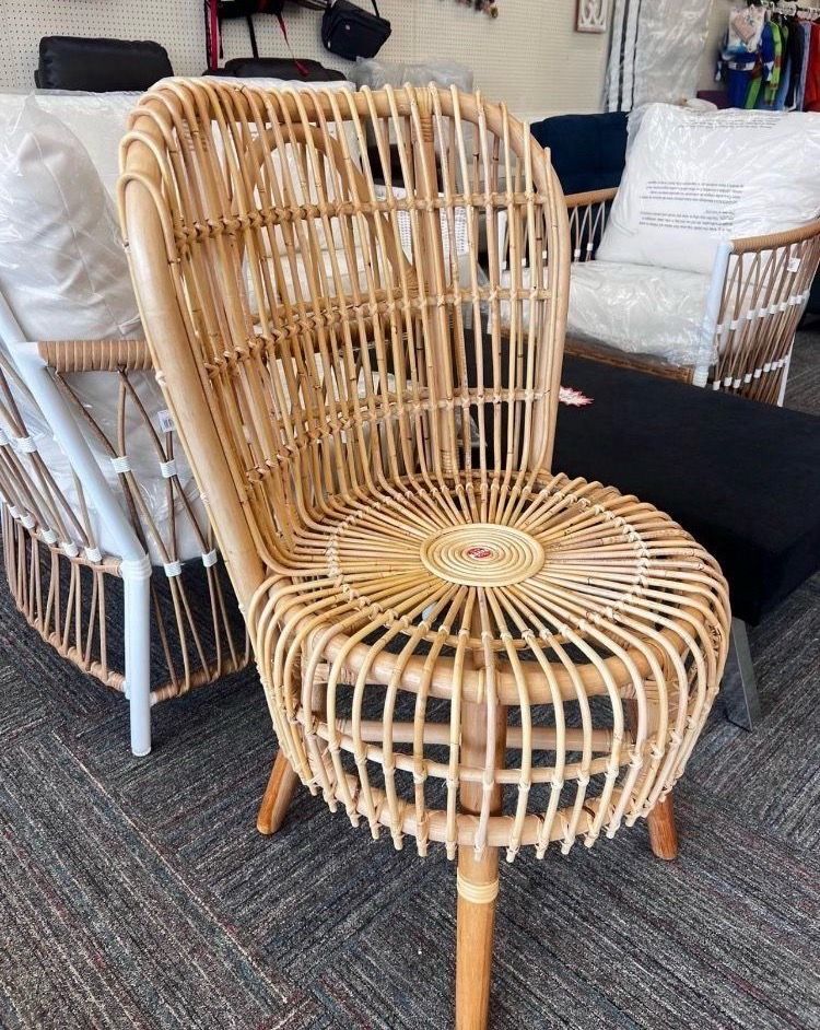 π₯ 50% OFF DEAL! Modern Bohemian Natural Rattan Lounge Chair β Brand New β¨πͺ