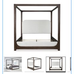 King Ashley Post Bed Frame 