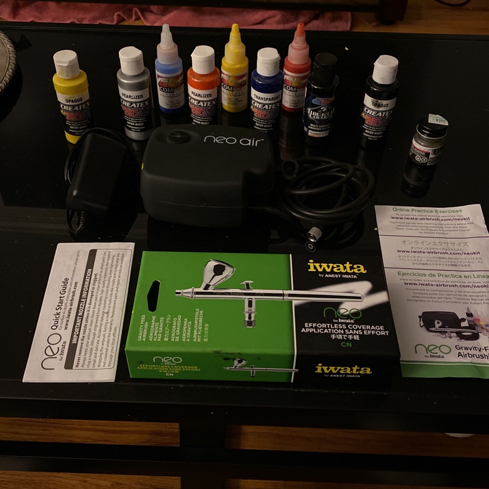 Complete Airbrush Kit By Iwata/Neo