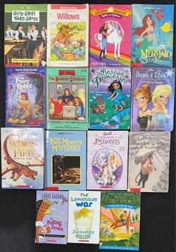 Children’s Chapter Book & Classics Lot – 15 Books – Mixed Series & Favorites