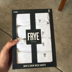 Frye Men's Crew Neck T-Shirts 4-Pack Size Small