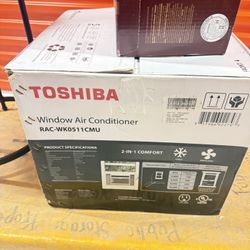 Toshiba 5000 BTU 115v Window Air Conditioner  Aire De Pared