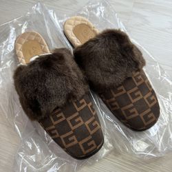 Gucci Suede Slippers Sz 6.5 - $750