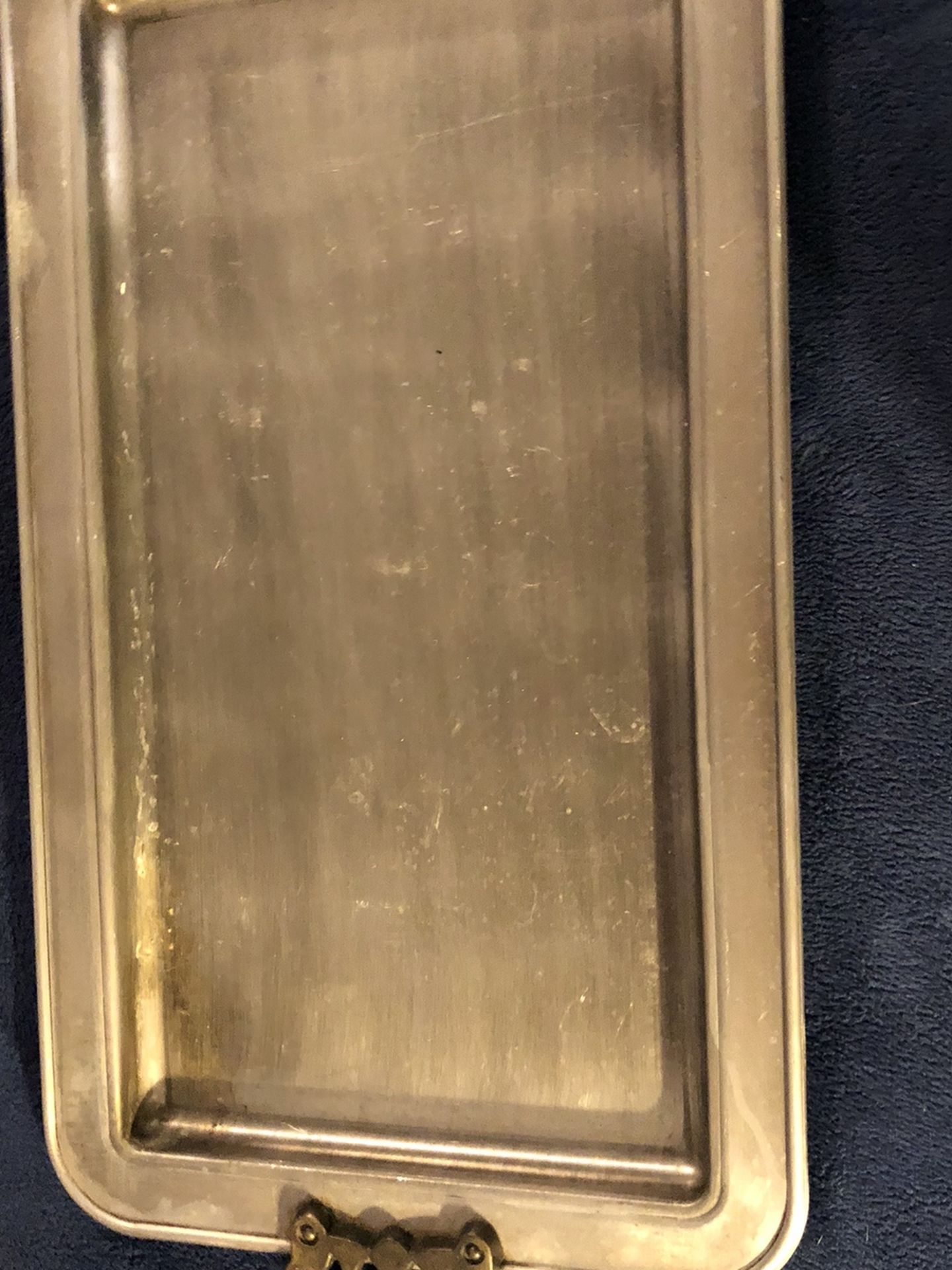 Pfaltzgraff Yorktown Pewter Look tray.