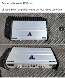 Jl Audio 500/1 Mono Block Subwoofer Amp