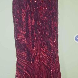 One Of A Kind Burgundy Bridesmaid Dress