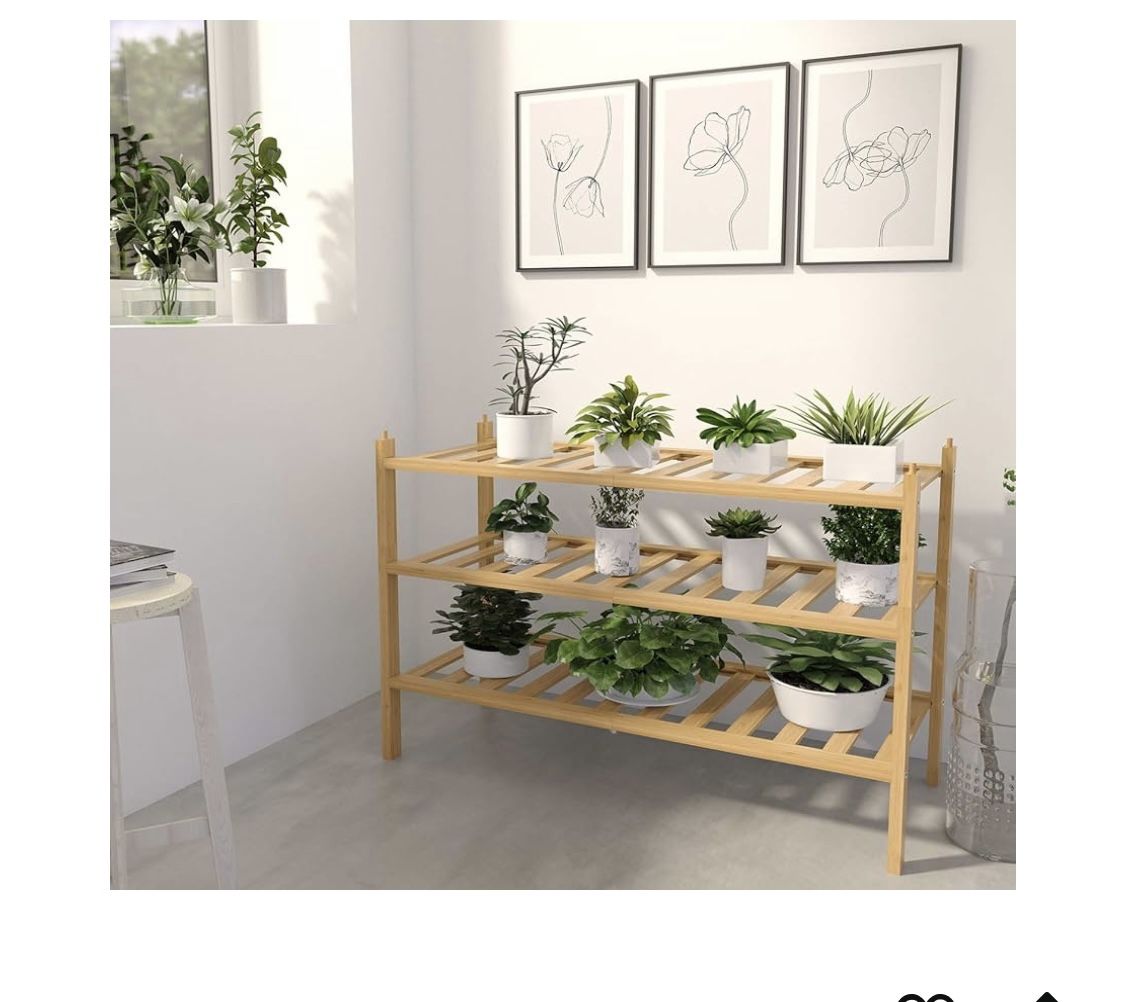 3 Tier Bamboo Shoe Rack/Organizer