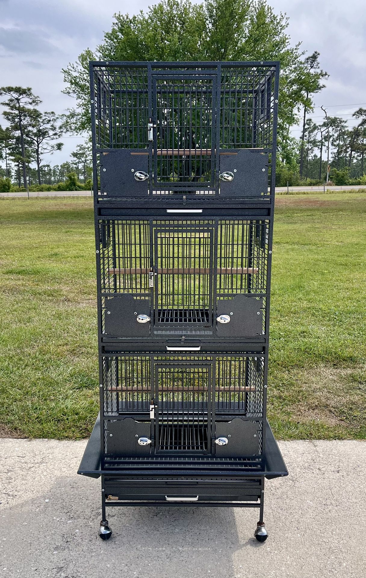 Kings Cages Triple Stack Bird Cage