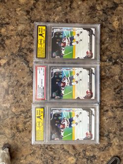 Jack Hughes 2026 Topps Now Olympics  Graded Gem Mint 10 Cards (3)
