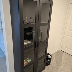 Tall Book Shelf Cabinet