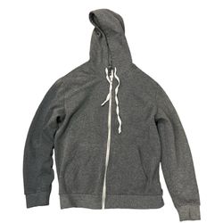 (S) Grey Zip Up Jacket