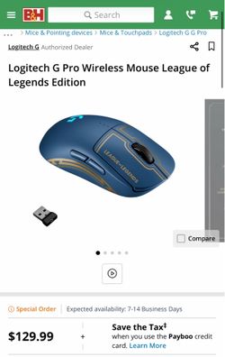 Logitech G Pro Mouse - League of Legends limited edition