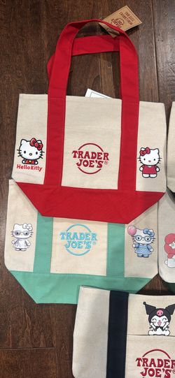 Hello Kitty Trader Joe canvas bag