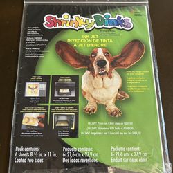 Shrinky Dinks use with Ink Jet printer