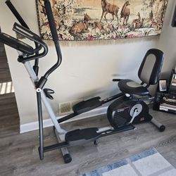 Recumbent Elliptical/bike  Full Body Training 