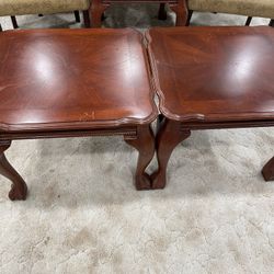 Vintage Styled End Tables With Claw Feet