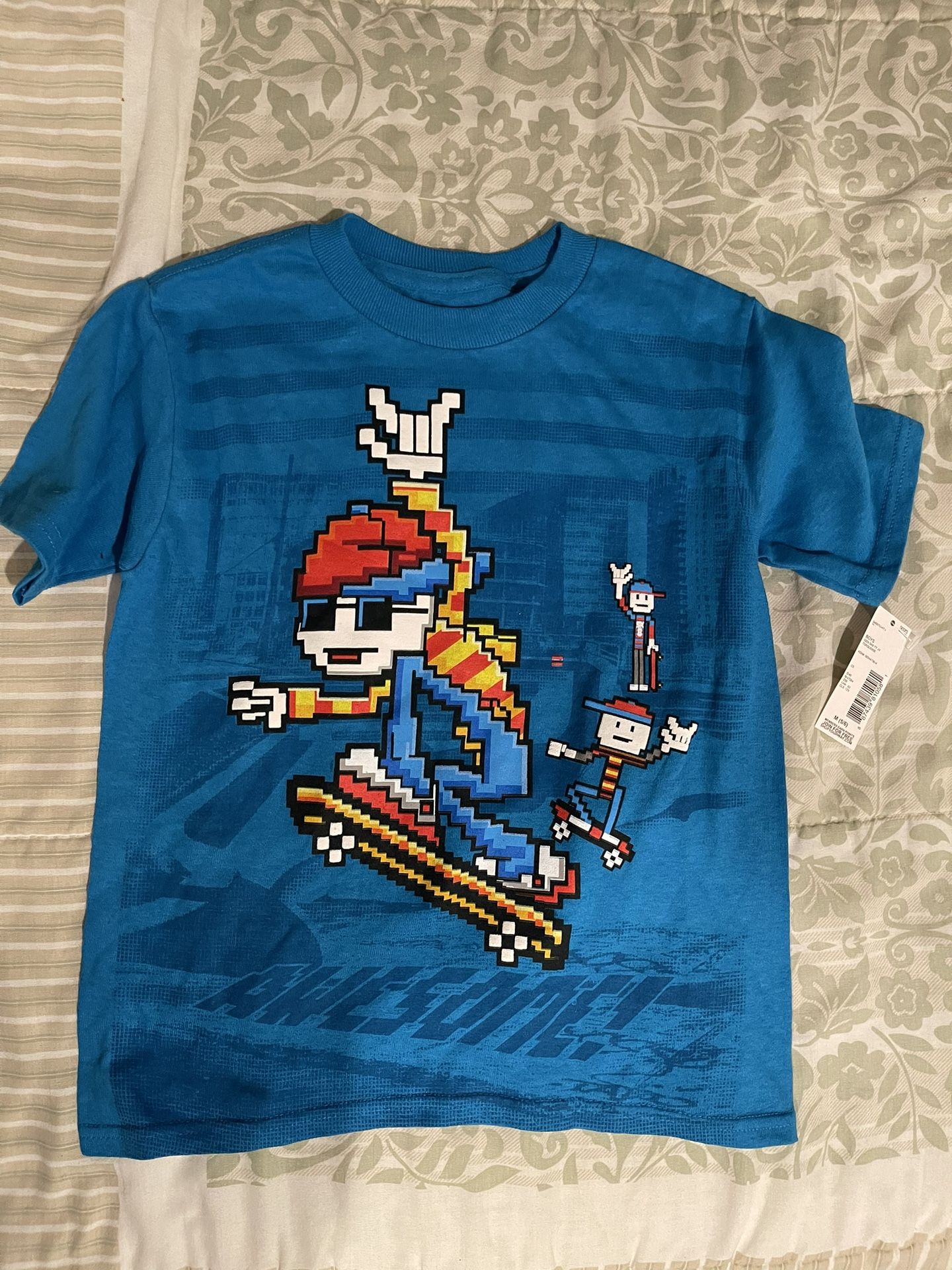 Boys Skateboard T-Shirt New Size 5/6