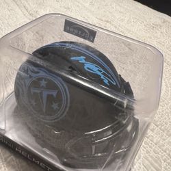 Autographed Mini Helmet