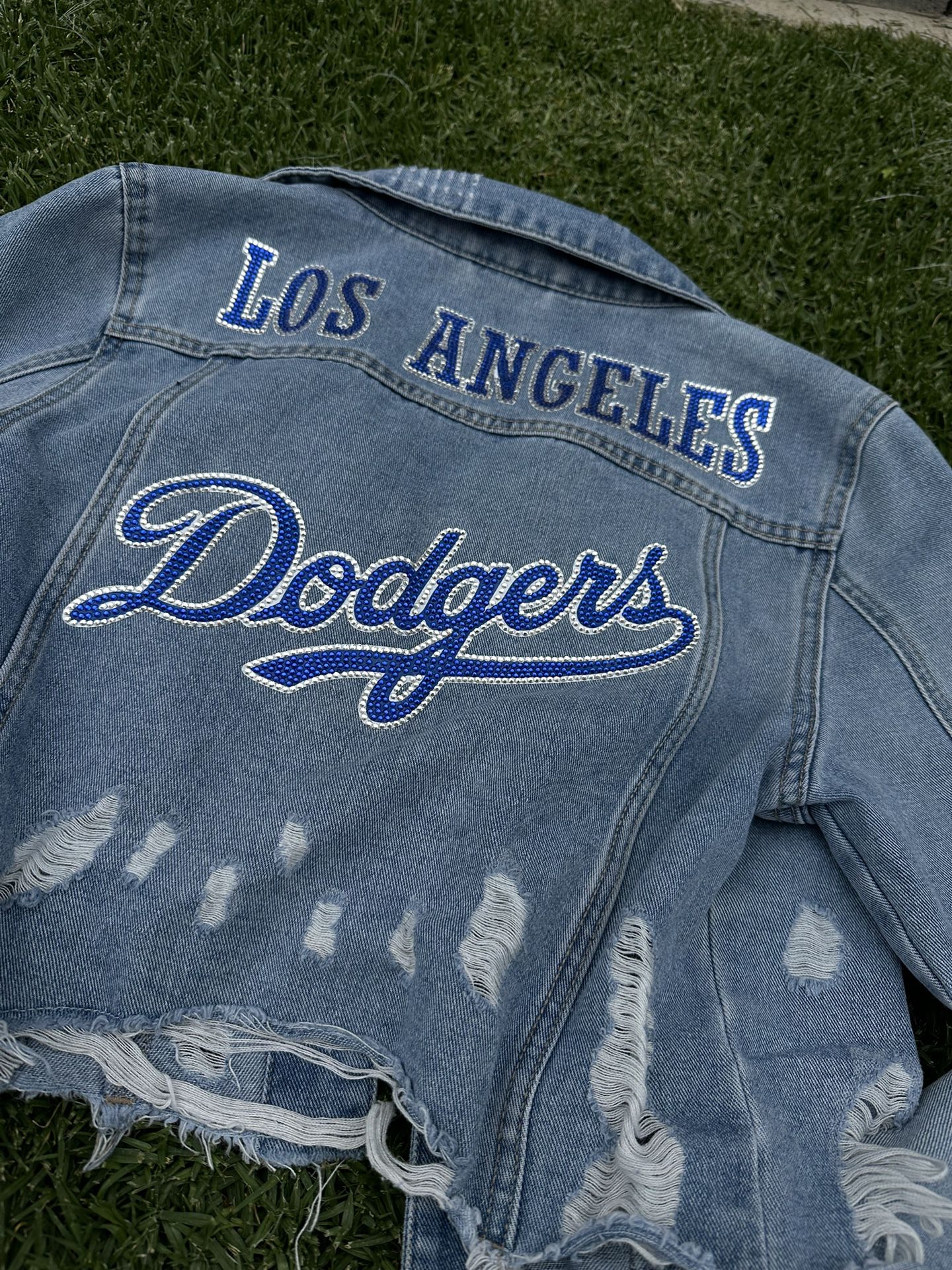 Dodgers Jean Jacket. Bedazzle for Sale in Long Beach, CA - OfferUp