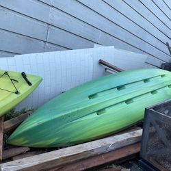 Two canoes