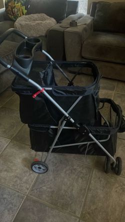 Double pet stroller