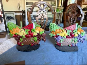 Cast iron door stops