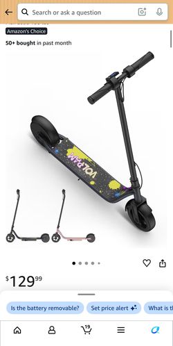 Electric Scooter for Kids (Ages 8–12) – 3 Speeds, LED Display