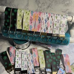 faux leather keychains 