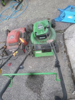 2 Non Working Lawnmowers 