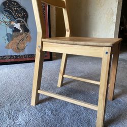 IKEA “The IVAR” Solid Pine Wood Chair (1 Chair Only)