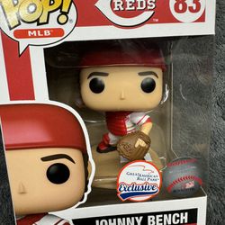 NEW Johnny Bench Cincinnati Reds Funko Pop Figure, brand new in box! 