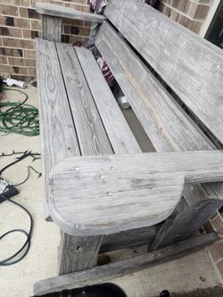 Wooden Outdoor Bench