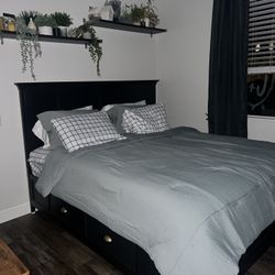 King Platform Bed Frame