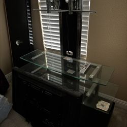 Glass Table and drawer TV stand- OBO