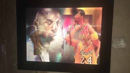 Kobe Bryant Lakers #24 Framed Art Print
