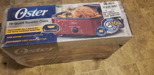 Oster 18-Quart 30 Lbs Roaster Oven Red