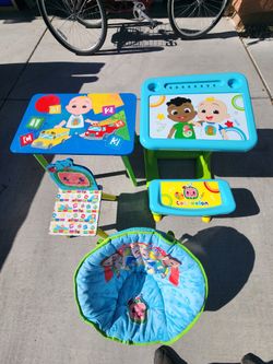 Cocomelon Table N Chair, Draw N Play Desk And Chair. All Retailes For Over $150. $75