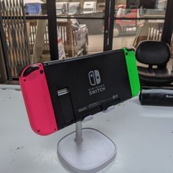 Nintendo Switch - V2 With Neon Green Pink Joycon - 90 Days Warranty Included 