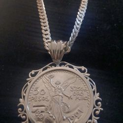 925 Silver Italy Chain With Pendant 