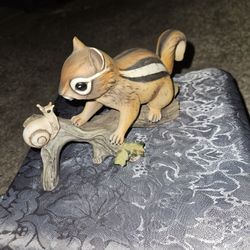 Masterpiece By Homco Vtg 1980 Chipmunk & and 50