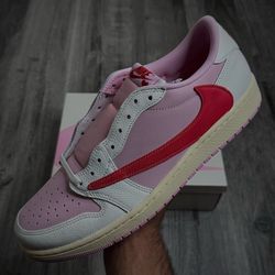 Jordan 1 Low OG SP ‘Travis Scott Sail Tropical Pink’